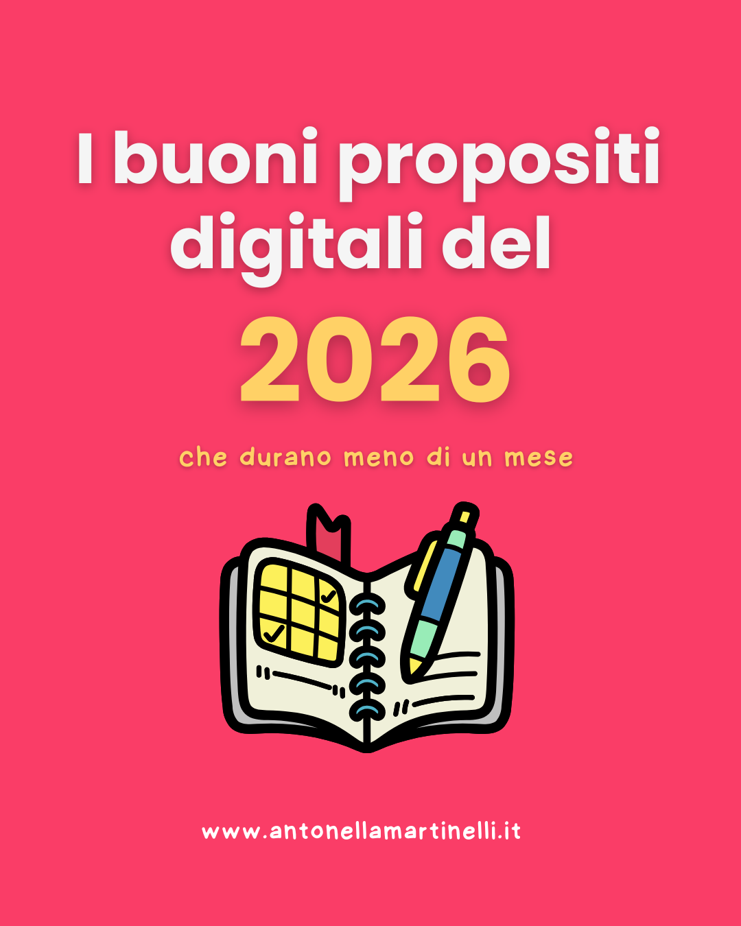 buoni propositi 2026 nella comunicazione digitale delle attività local